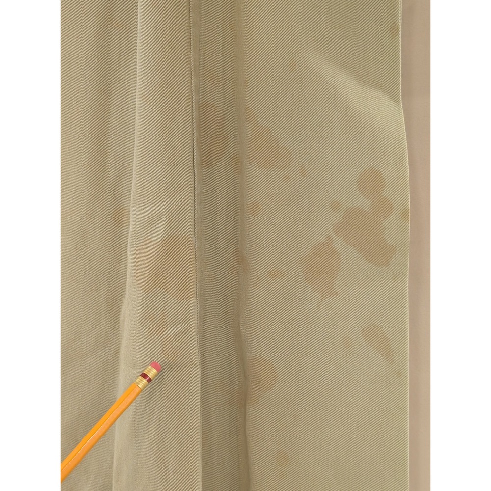 Nautica Mens 36x32 Khaki Beige Cotton Chino Pants Trousers Casual Workwear STAIN - Picture 4 of 7